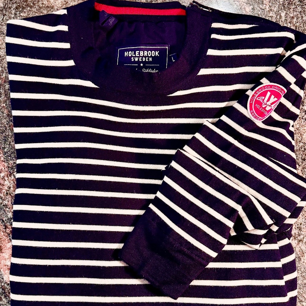 Holebrook Windproof Breton Style Jumper mens M